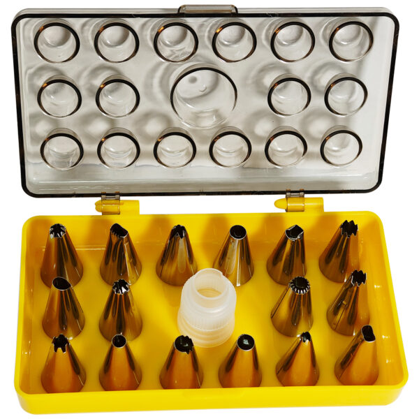CAKE DECORATOR NOZZLE SET (18PC) - Image 4
