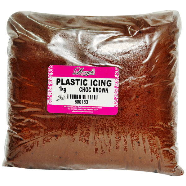 PLASTIC ICING CHOC BROWN 1KG