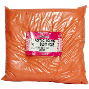 PLASTIC ICING DUSTY ROSE 1KG