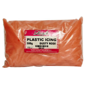 PLASTIC ICING DUSTY ROSE 500g