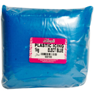 PLASTIC ICING ELECTRIC BLUE 1KG