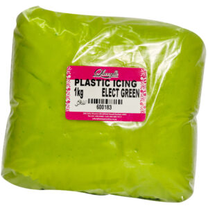 PLASTIC ICING ELECTRIC GREEN 1KG