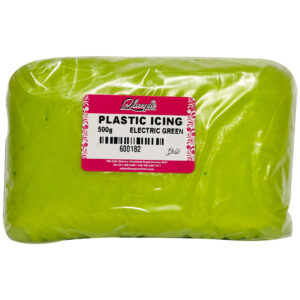 PLASTIC ICING ELECTRIC GREEN 500g