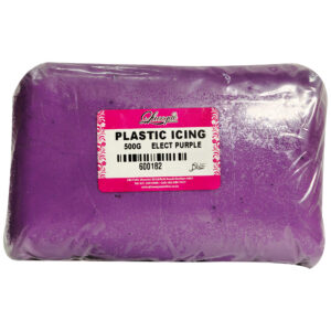 PLASTIC ICING ELECTRIC PURPLE 500g