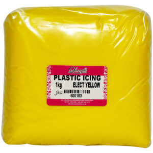 PLASTIC ICING ELECTRIC YELLOW 1KG