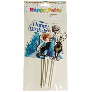 CAKE TOPPER FROZEN CARDBOARD SET