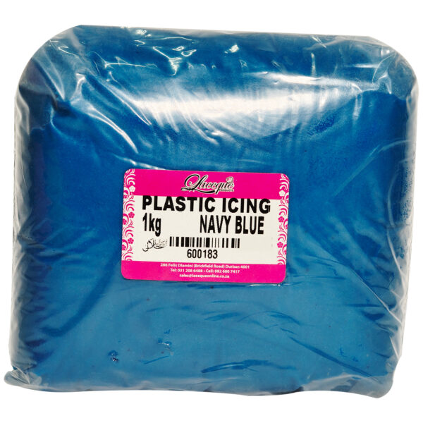 PLASTIC ICING NAVY BLUE 1KG