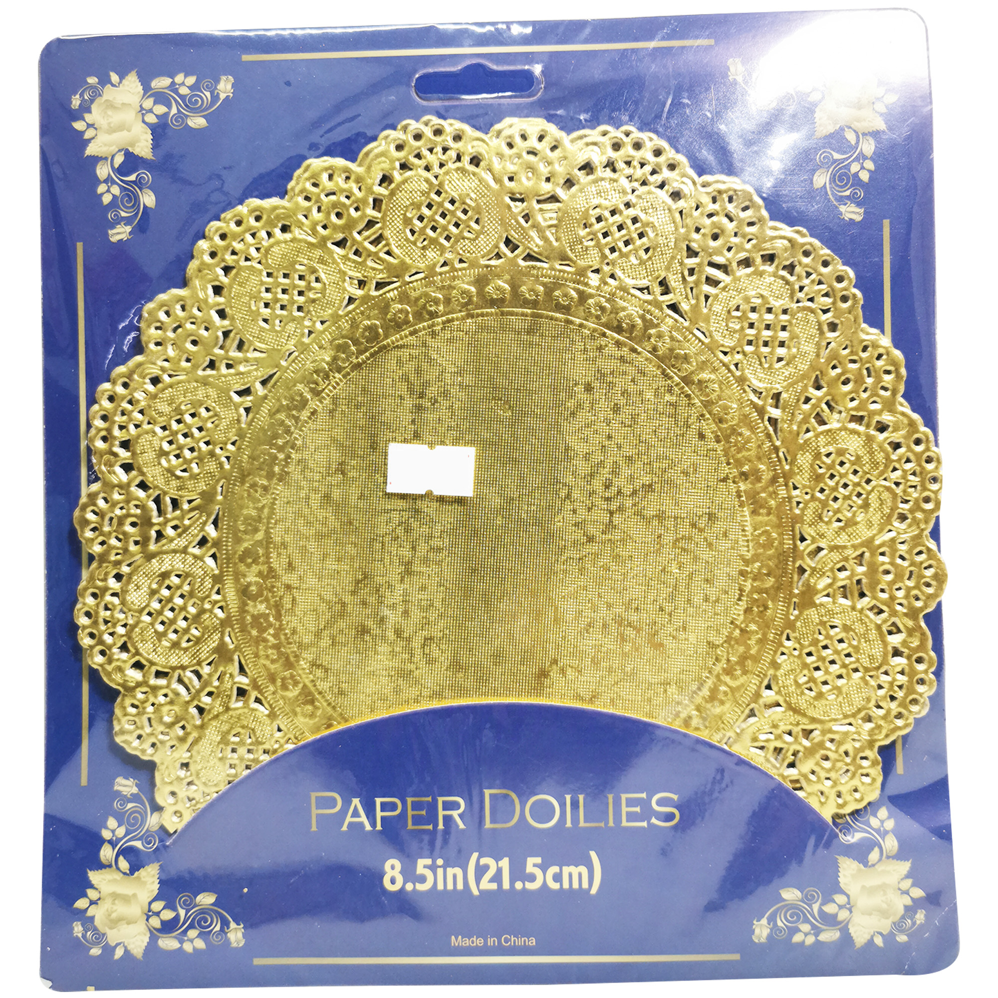 PAPER DOILIES (8.5in) (21.5CM) GOLD (24PC)