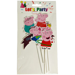 CAKE TOPPER PEPPER PIG CARDBOARD SET