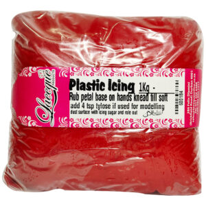 PLASTIC ICING RED 1KG