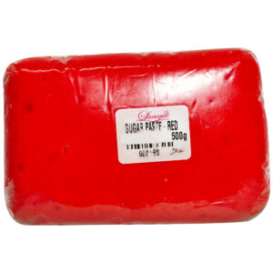 SUGAR PASTE RED 500g
